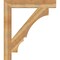 Ekena Millwork Balboa Block Rough Sawn Bracket, Western Red Cedar, 6"W x 42"D x 48"H BKT06X42X48BOA05RWR - alternate 3